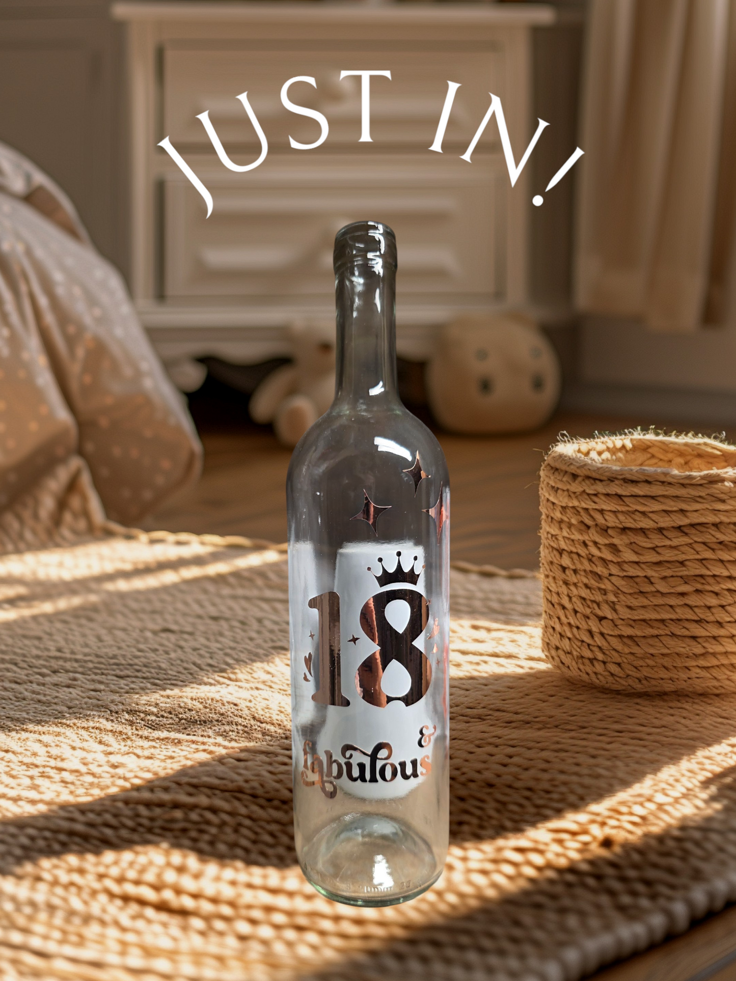 Light-up Glass Bottle