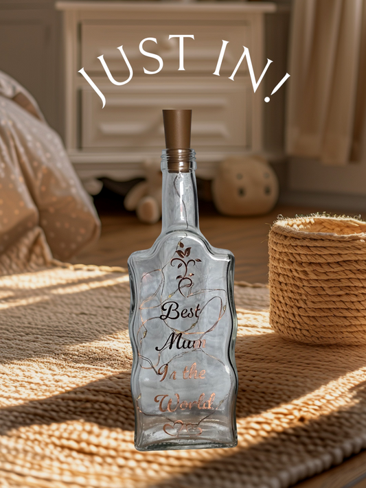 Light-up Glass Bottle