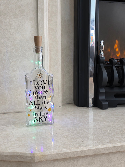 Light-up Glass Bottle