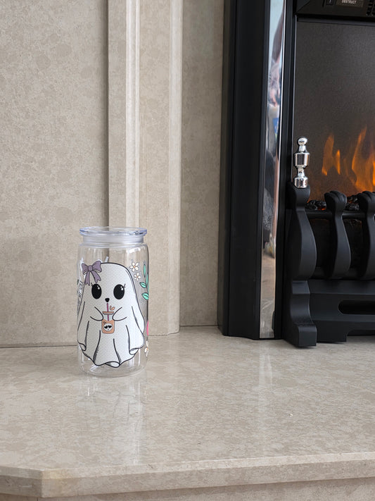 Plastic water bottle with straw & lid